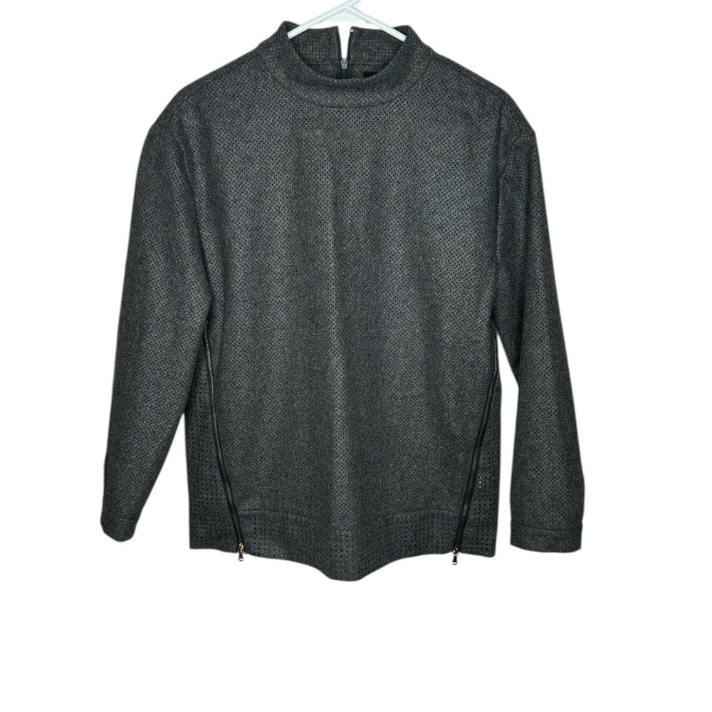 J. Crew wool women’s perforated top size XS - Picture 3 of 5